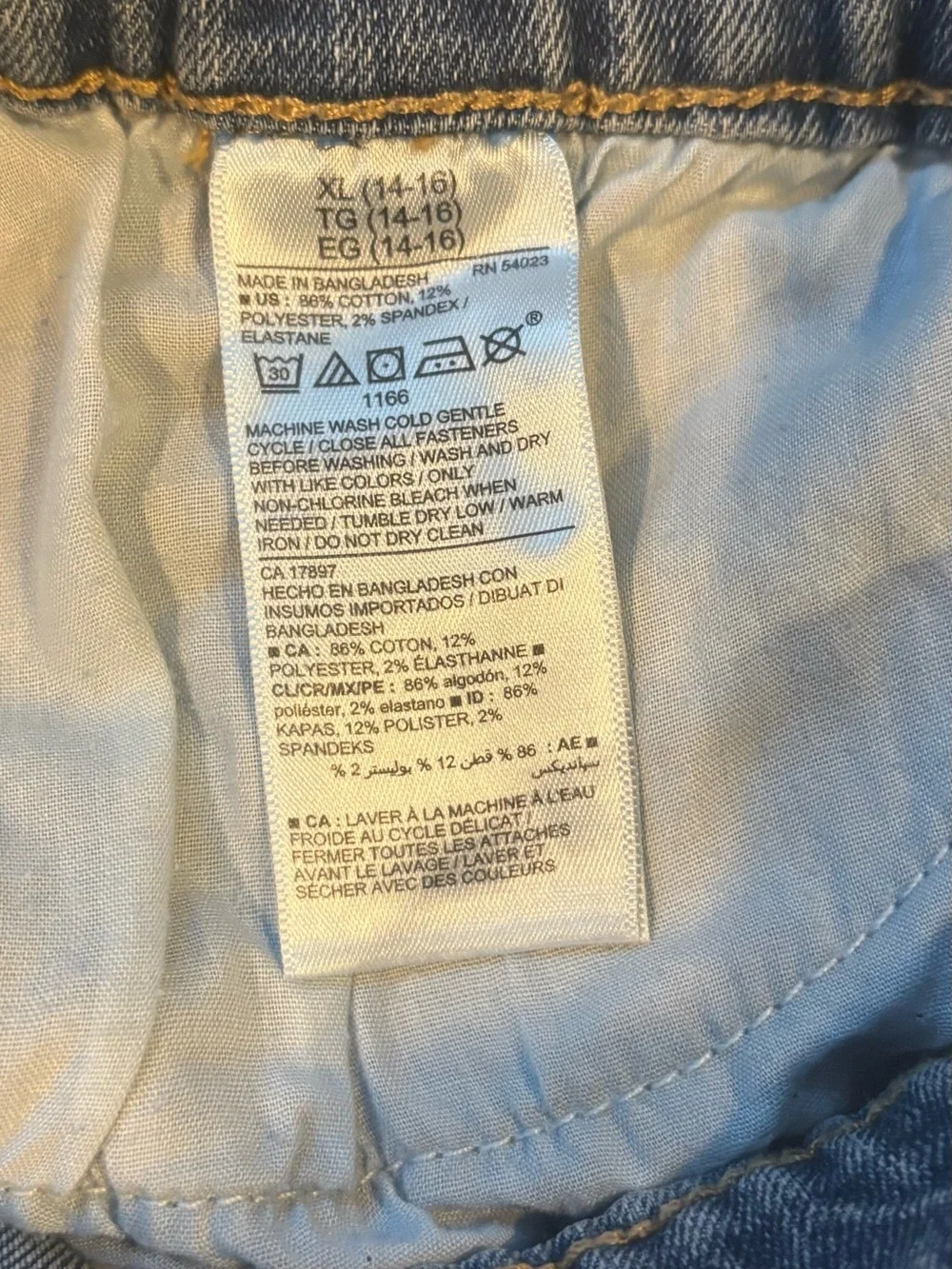 Old Navy Boy’s Light Blue Distressed Denim Shorts